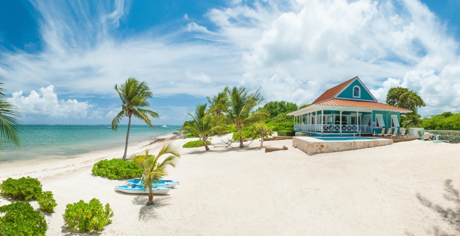 Lone Palm Grand Cayman Award-Winning Oceanfront Villa - East End