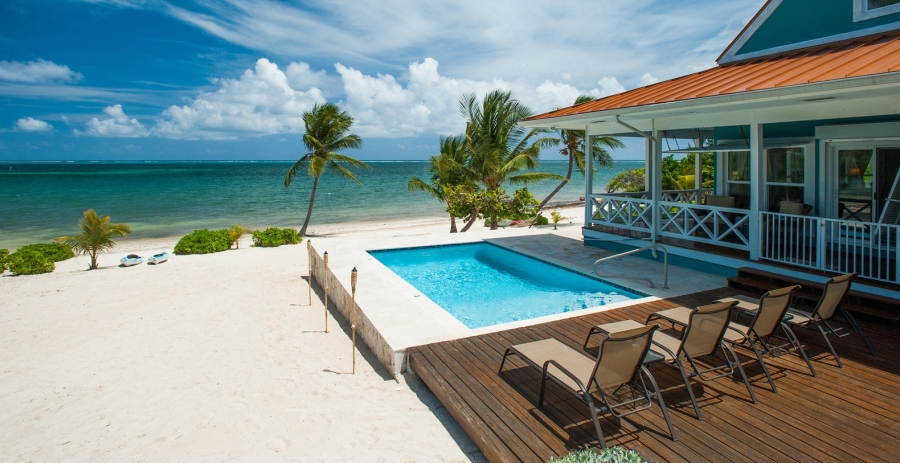 Lone Palm Grand Cayman Award-Winning Oceanfront Villa - East End