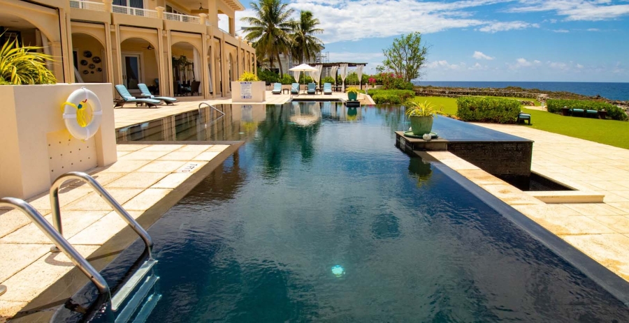 Oceans Edge Seaside Estate Grand Cayman Vacation Villa - South Coast