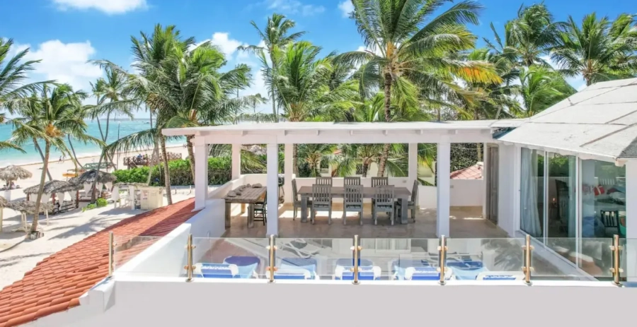 Caribe Beachfront Villa Bavaro Vacation Villa - Dominican Republic