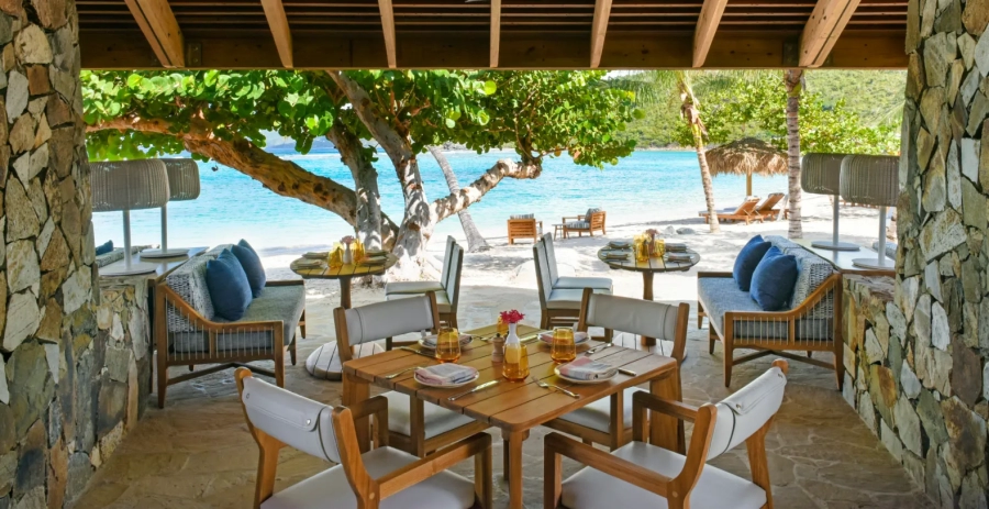 Beachfront Cottage Little Dix Bay Vacation Villa - BVI