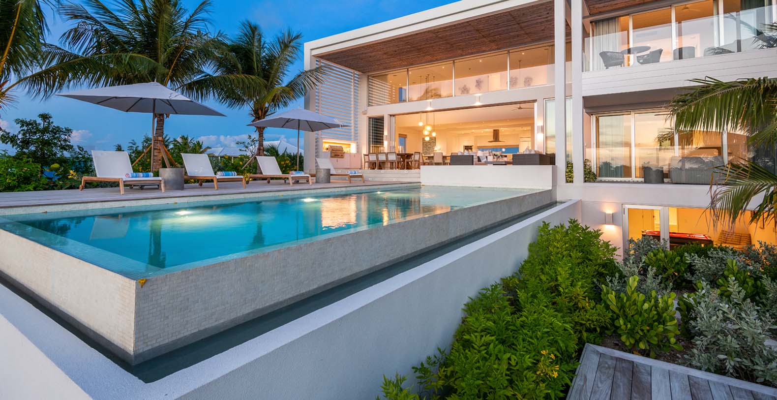 BE Grace Bay 5 Bedroom Ocean View Turks & Caicos Villa Rental