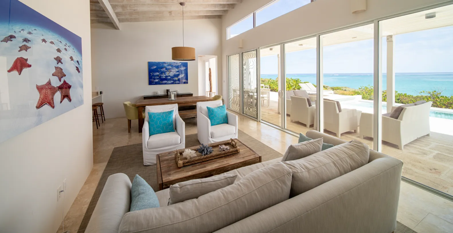 Oceanfront Reef Villa Turks & Caicos Vacation Villa - South Caicos