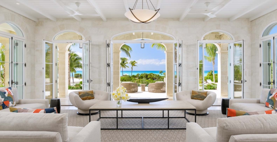 Sea Breeze Estate Turks & Caicos Vacation Villa - Grace Bay