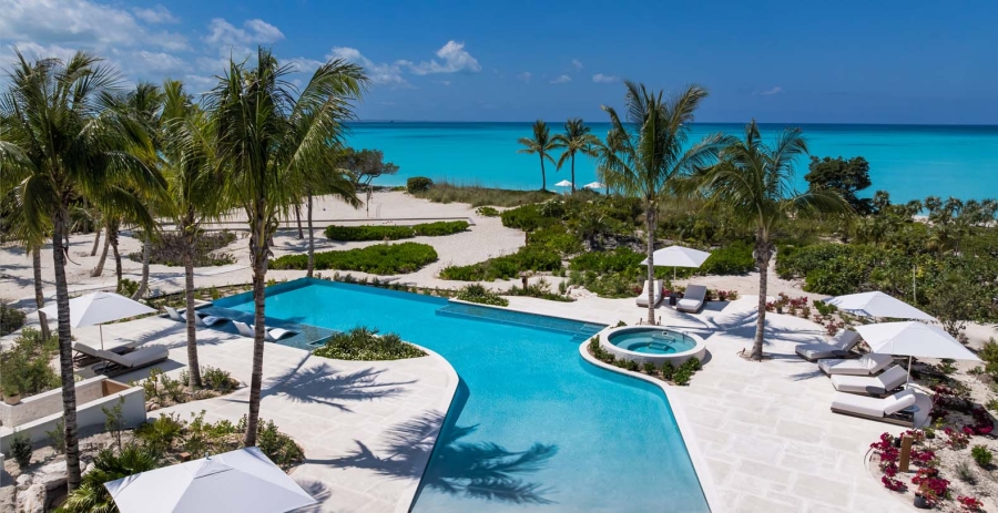 Sea Breeze Estate Turks & Caicos Vacation Villa - Grace Bay