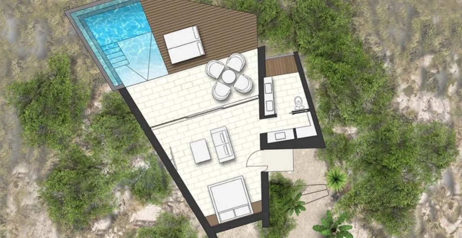 Wymara One Bedroom Pool Villa Turks & Caicos Luxury Rentals Vacation Villa - Turks & Caicos