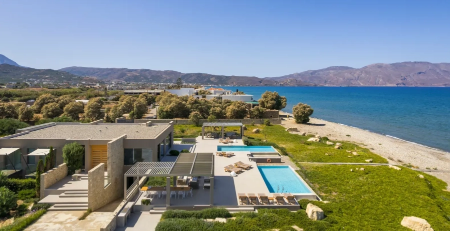 Private Beachfront Estate Crete Vacation Villa - Greece