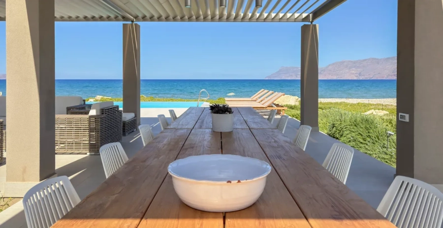 Private Beachfront Estate Crete Vacation Villa - Greece