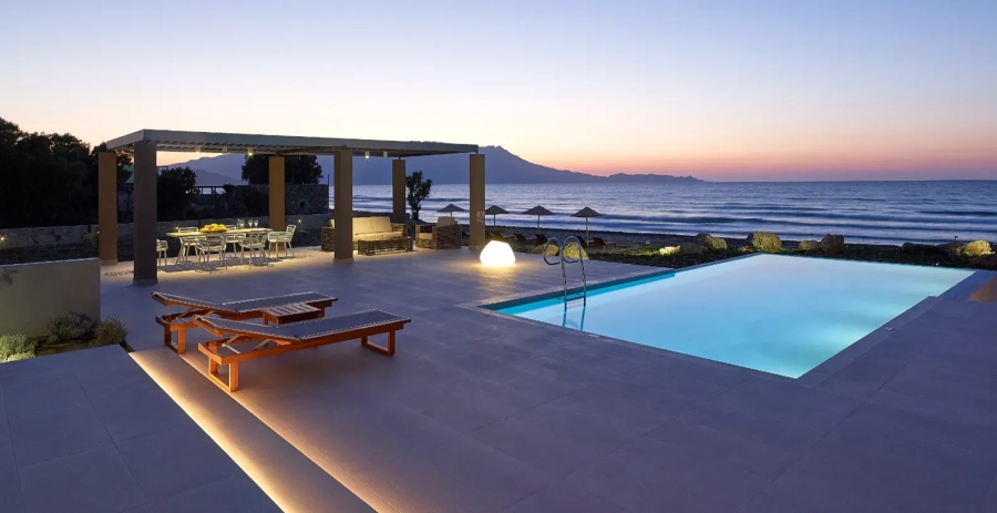 Private Beachfront Estate Crete Vacation Villa - Greece