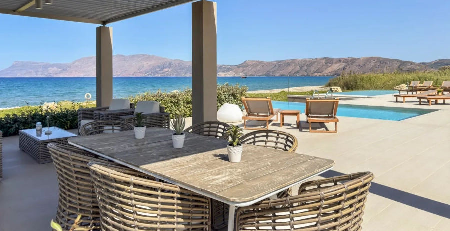 Private Beachfront Estate Crete Vacation Villa - Greece