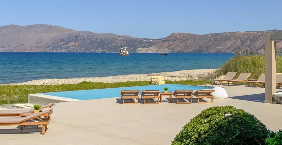 Private Beachfront Estate Crete Vacation Villa - Greece