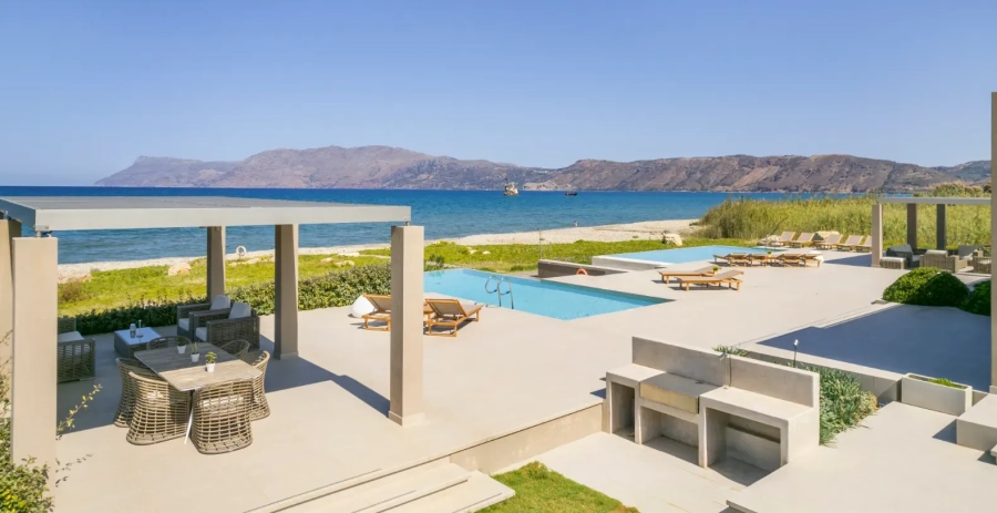 Private Beachfront Estate Crete Vacation Villa - Greece