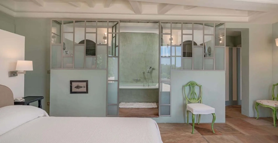 Serene double bedroom in soft neutral tones