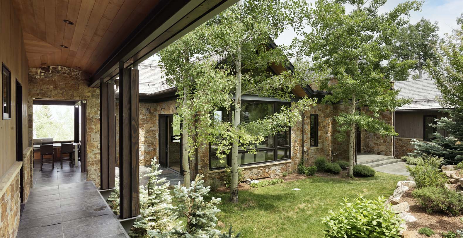 Forest Lane Contemporary Colorado Vacation Villa - Snowmass