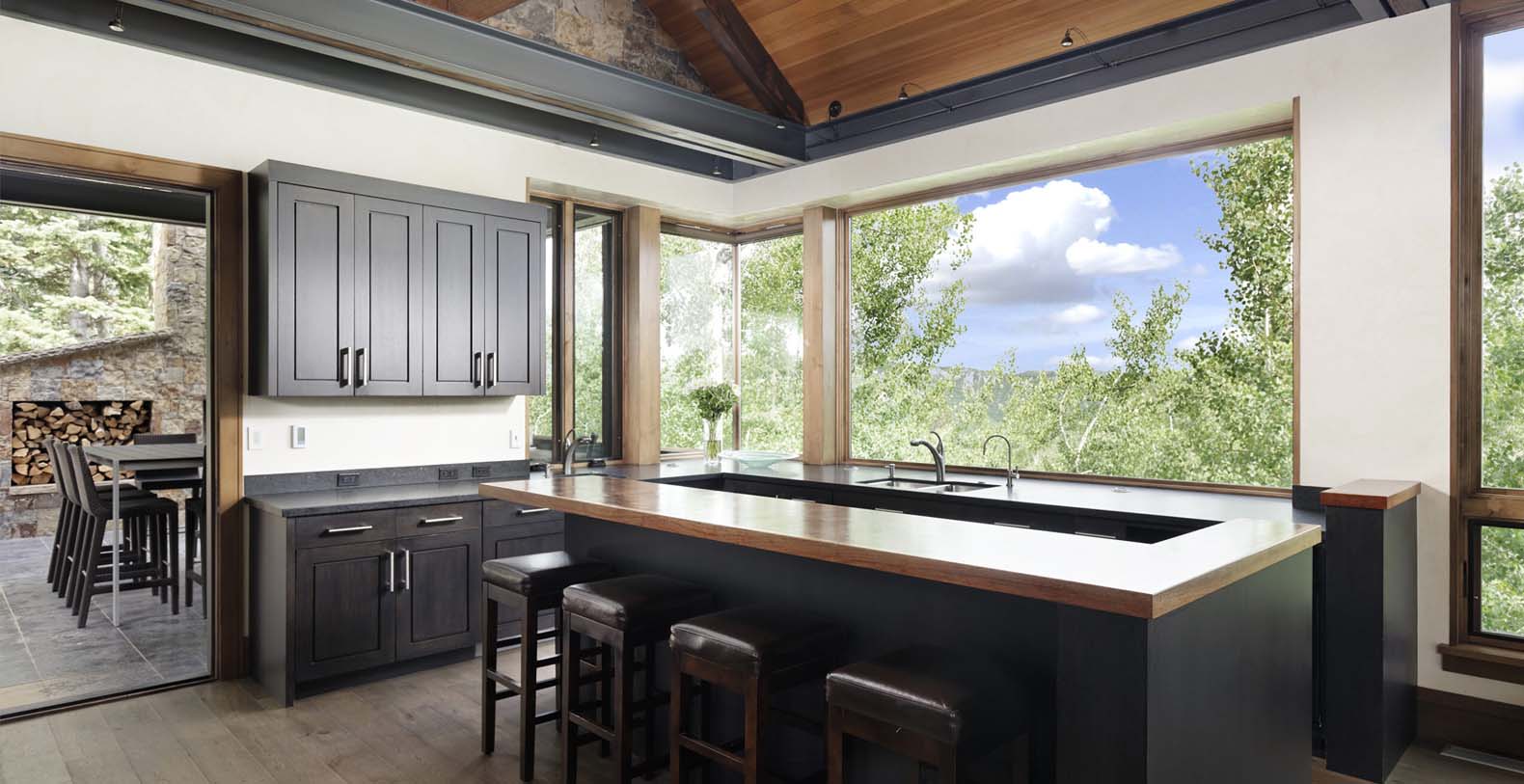 Forest Lane Contemporary Colorado Vacation Villa - Snowmass
