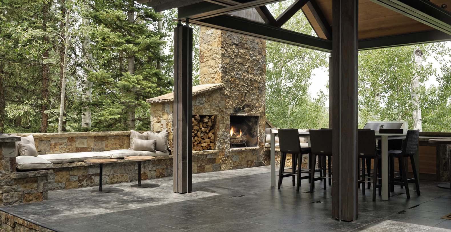Forest Lane Contemporary Colorado Vacation Villa - Snowmass