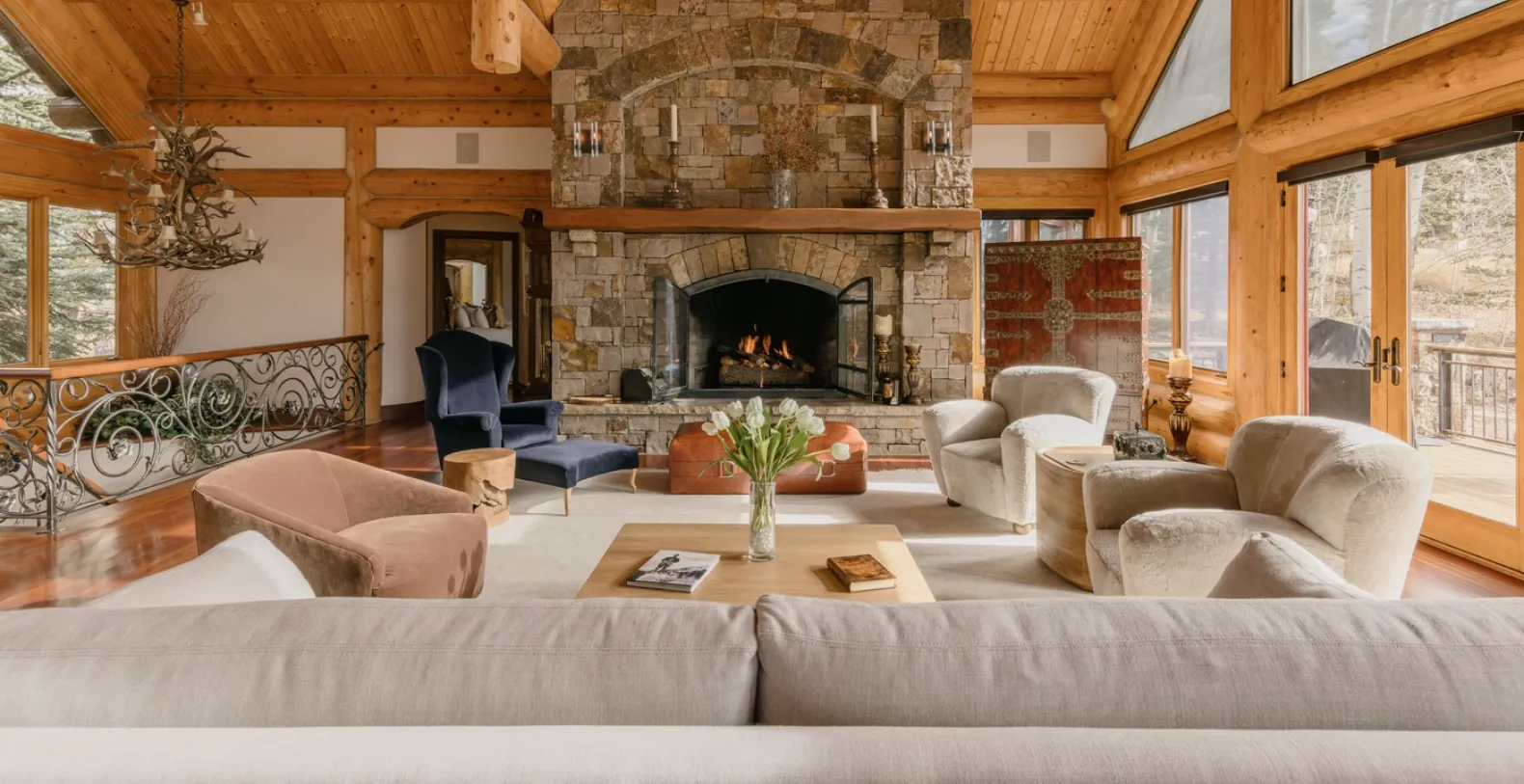 Log Out at Touchdown Telluride Colorado Chalet Rental