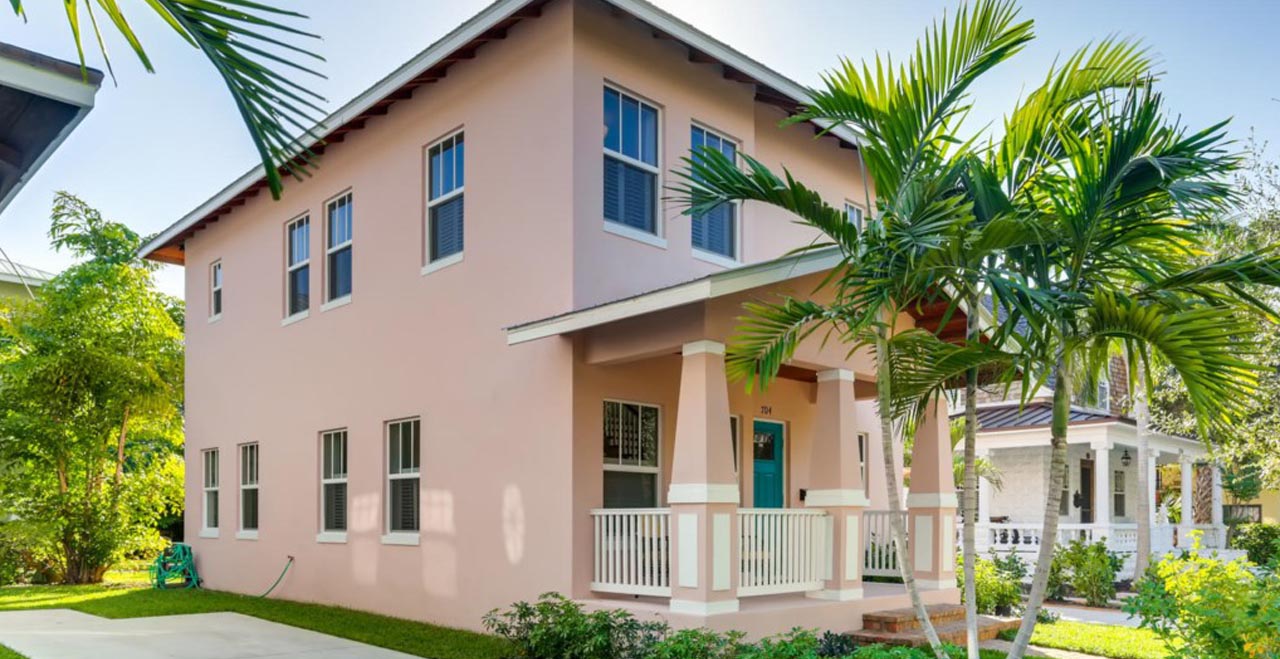Pink House Vacation Rental, Palm Beach Florida