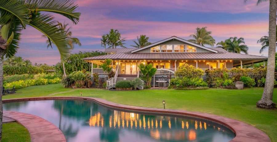 Kauai Beach Mansion Rental