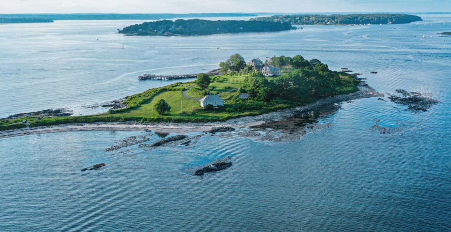 Casco Bay Private Island Maine Vacation Villa - Portland