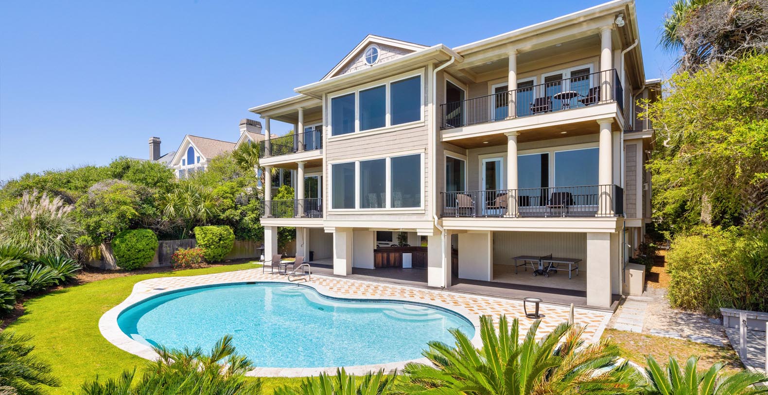 Oceanfront Junket Estate  Travel to Hilton Head South Carolina