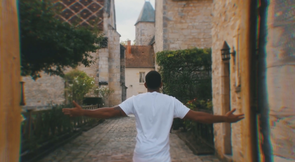 Person with white shirt